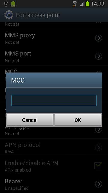 Key in 505 and press OK.