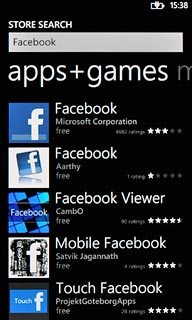 Press Facebook.