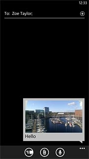 Press the send icon.