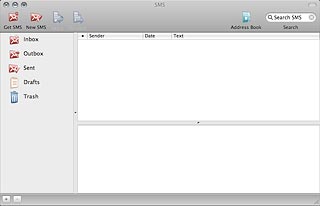 Click X to close the text message application.