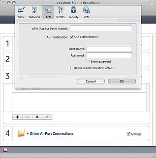 Click the box next to Use authentification to turn authentication on or off.