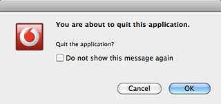 If required, click OK to confirm.Remove your USB modem from your computer.