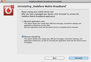 Highlight Remove everything and click Uninstall.