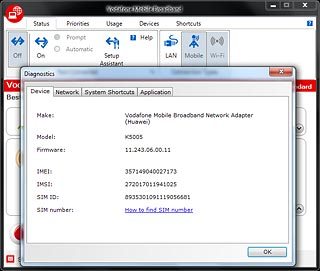 Click OK to close the window.