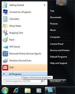 Click All Programs.