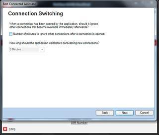 Click the box next to Number of minutes to ignore other connections after a connection is opened.