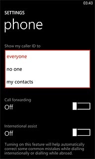 Press everyone, no one or my contacts.