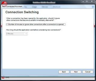 Click the box next to Number of minutes to ignore other connections after a connection is opened.