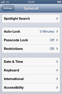 Press Passcode Lock.