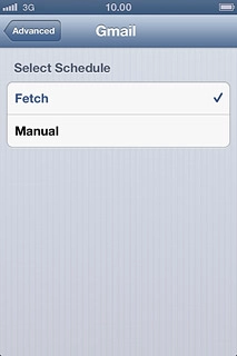 Press Fetch or Manual.