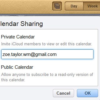 Key in the required email address and select OK.
