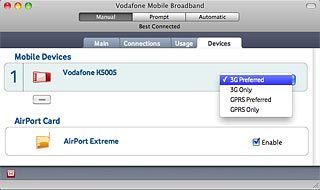 Highlight one of the following options:3G Preferred