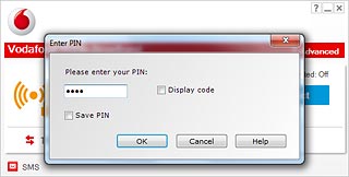 Key in your PIN and click OK.