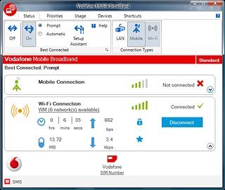 If required, click arrow down.