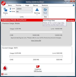 To reset statistics:Click Reset.