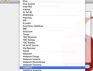 Highlight your operator and click Continue.