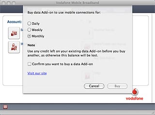 Click the box next to Confirm you want to buy a data Add-on to turn on the setting.