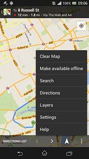 Press Clear Map.
