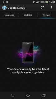 Press the System tab.