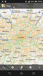 Press the search icon.Key in the required destination.Results matching what you key in are displayed.