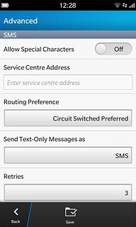 Press the field below Service Centre Address.Key in +61415011501