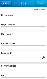 Press the field below Email Address and key in your email address.