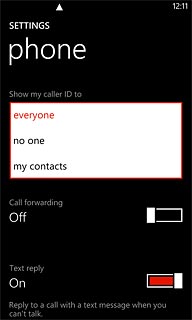 Press everyone, no one or my contacts.