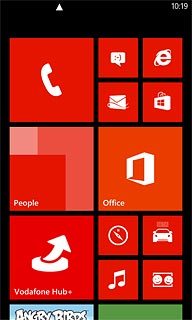 Press the phone icon.