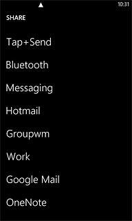 Press Tap+Send.Hold the back of your phone close to back of the receiving device.Follow the instructions on the display to finish the transfer.