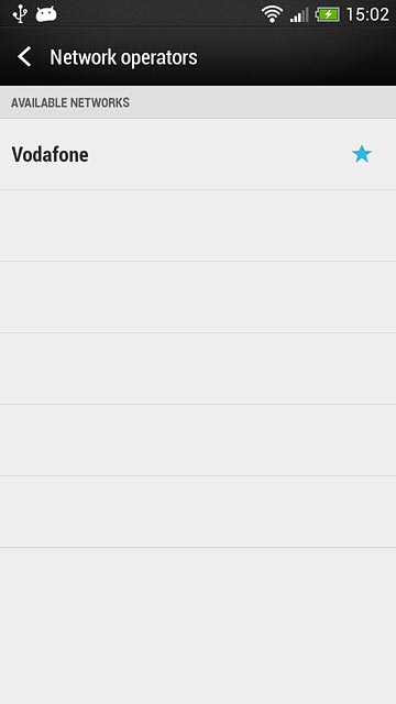 Press the required network.The display will tell you if you have access to the network you've chosen.