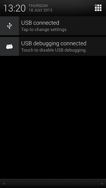 Slide your finger down the display starting from the top edge of your phone.Press the settings icon.
