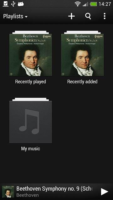 Press the required playlist.