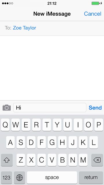Press Send.
