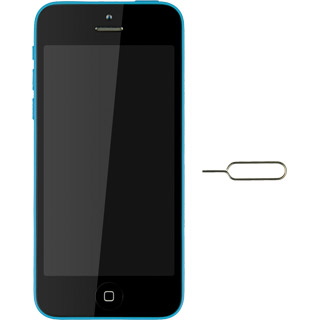 Insert the opener for the SIM holder into the small hole in the SIM holder on the side of your phone.