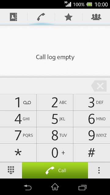 Press and hold 1 to call voicemail.