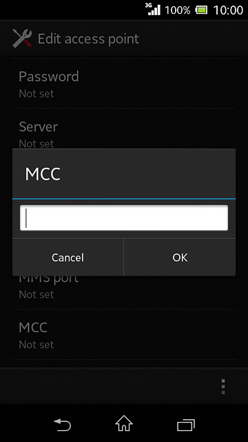 Key in 505 and press OK.