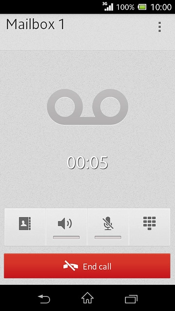 Press End call to end the call.