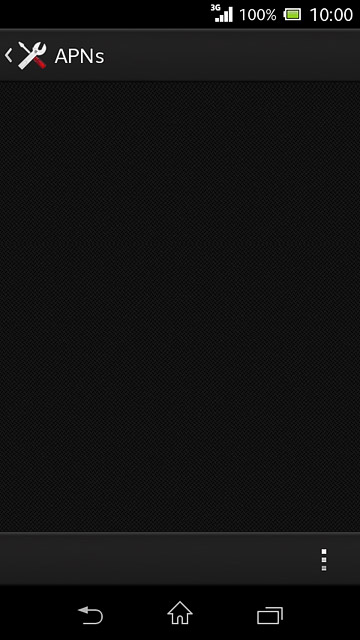 Press the menu icon.