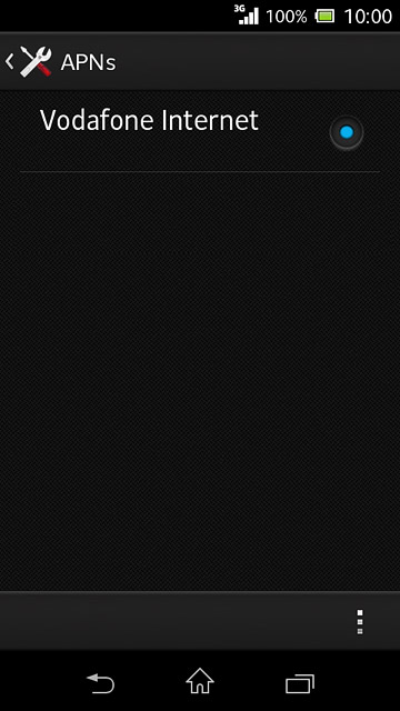 Press the home icon to return to the home screen.