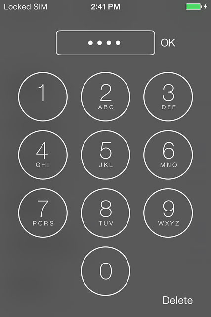 Key in your PIN and press OK.If your phone rejects the SIM:Contact the distributor or service provider where you bought your phone.