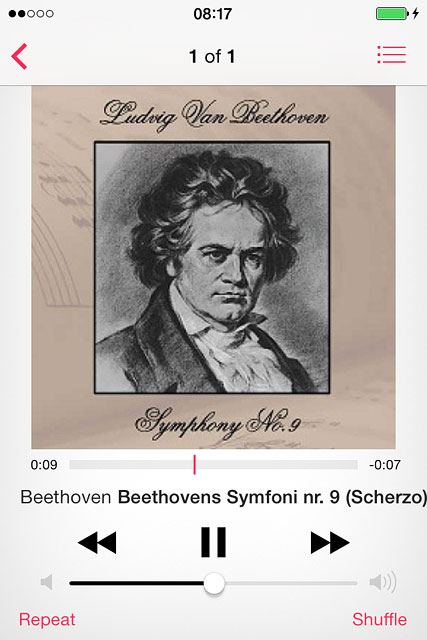 To go to the previous audio file:Press arrow left twice.