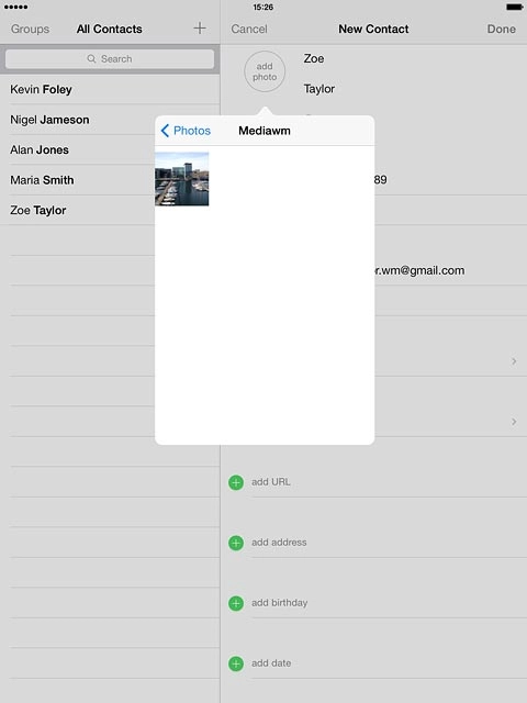 Go to the required folder.Press the required picture.