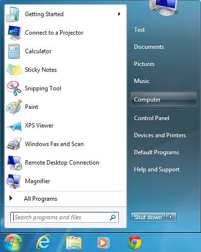 Click Computer.