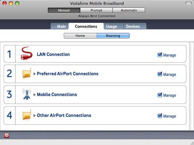 Click Mobile Connections.