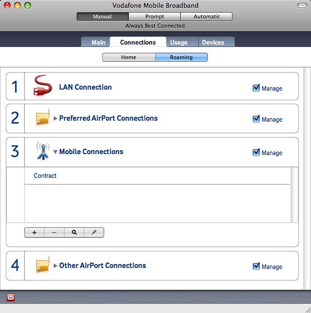 Click +.Key in the required name of the data connection.