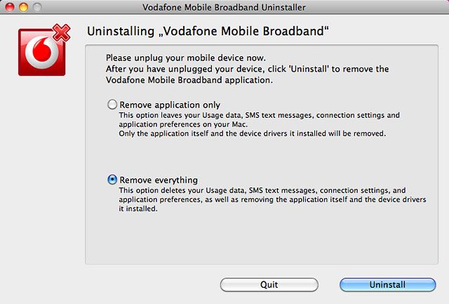 Highlight Remove everything and click Uninstall.