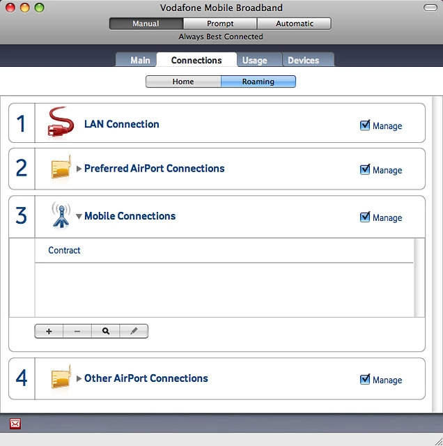Click +.Key in the required name of the data connection.