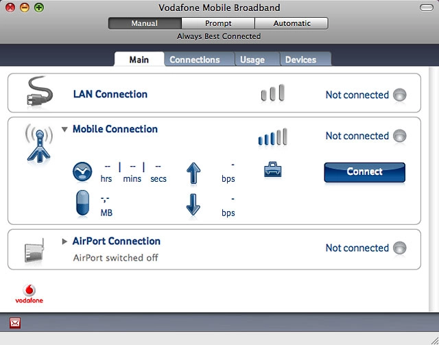 Click the text message icon.