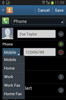 Press the required number type.