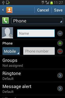 Press the drop down list above 